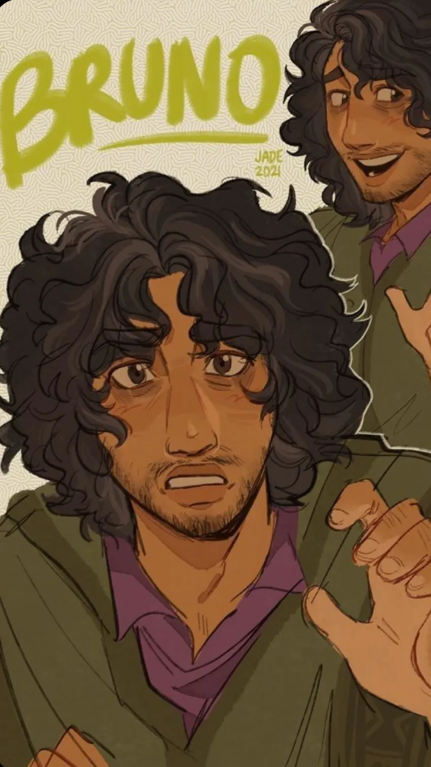 ai character: Bruno Madrigal background
