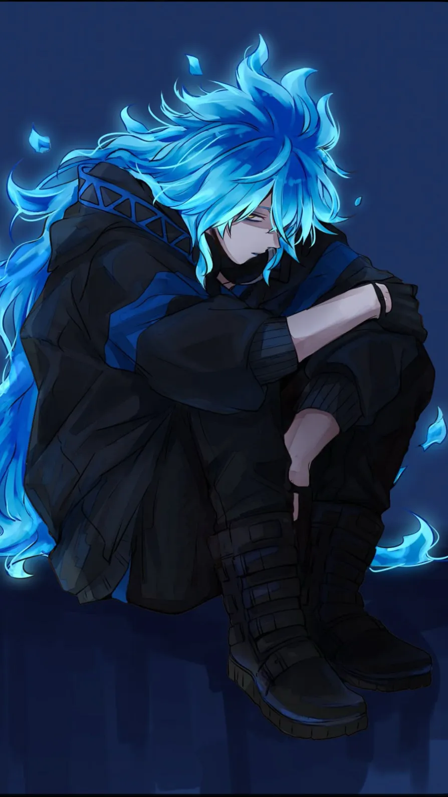 ai character: Idia Shroud background