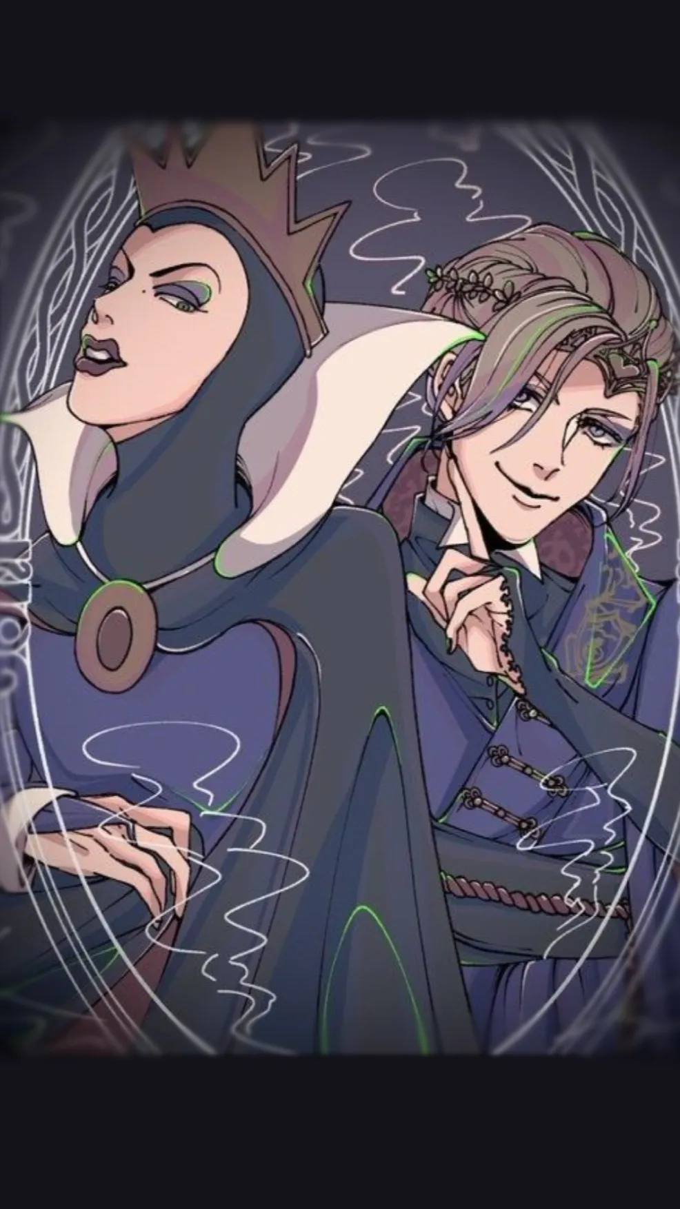 ai character: Grimhilde background