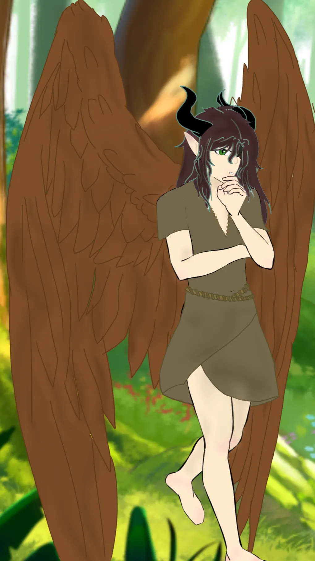 ai character: Morleficent  background