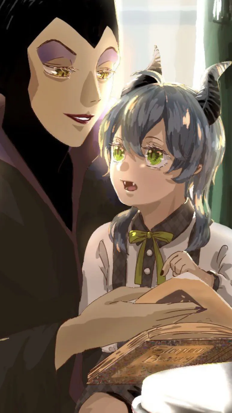 ai character: Maleficent background