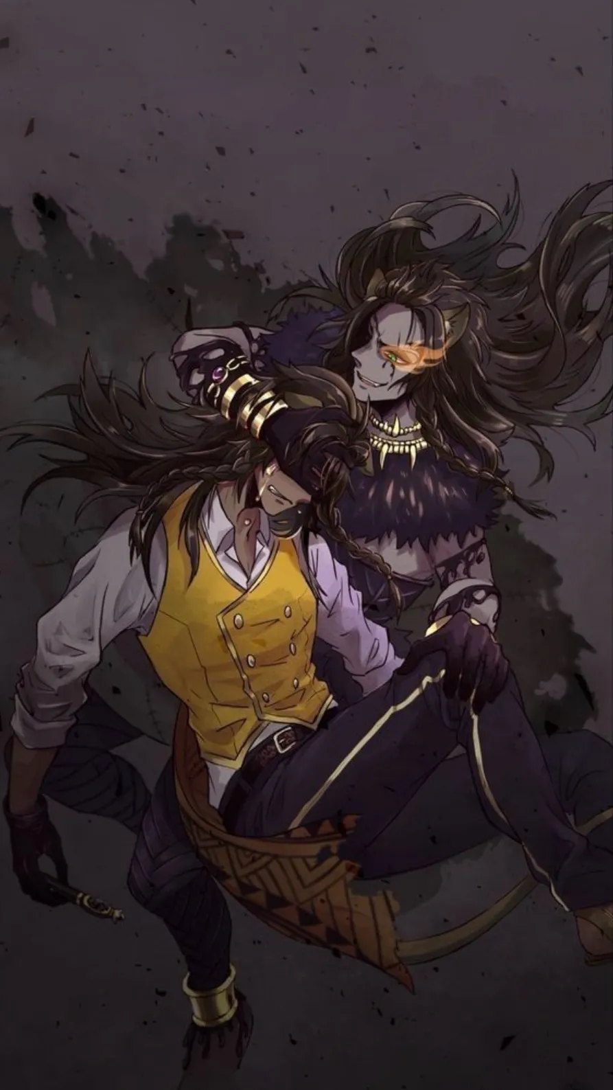 ai character: Leona Kingscholar  background