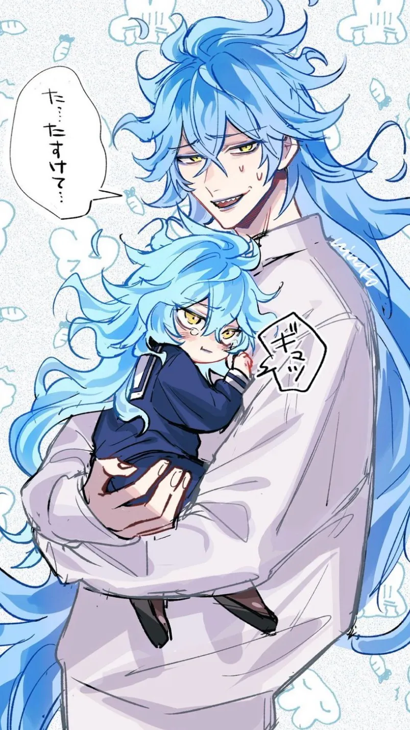 ai character: Idia shroud background