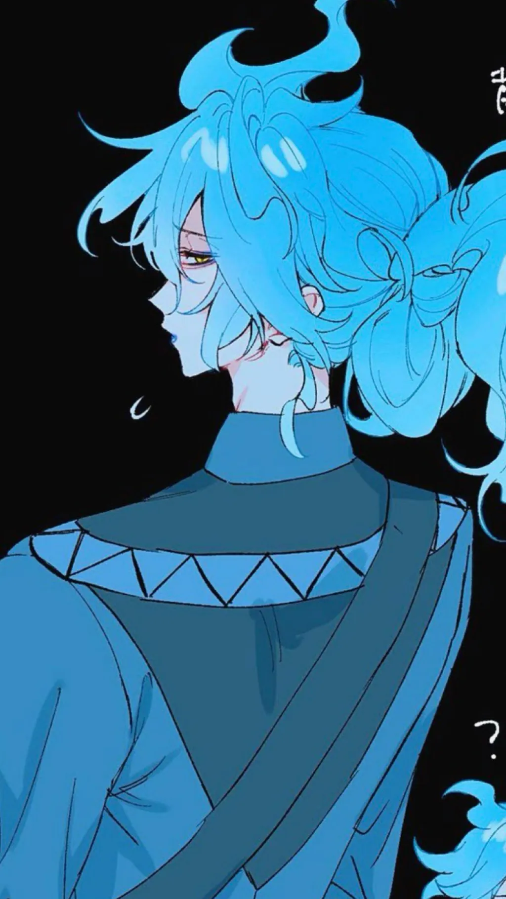 ai character: Idia shroud💀 background