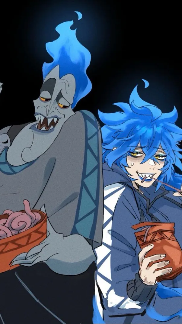 ai character: Hades shroud background