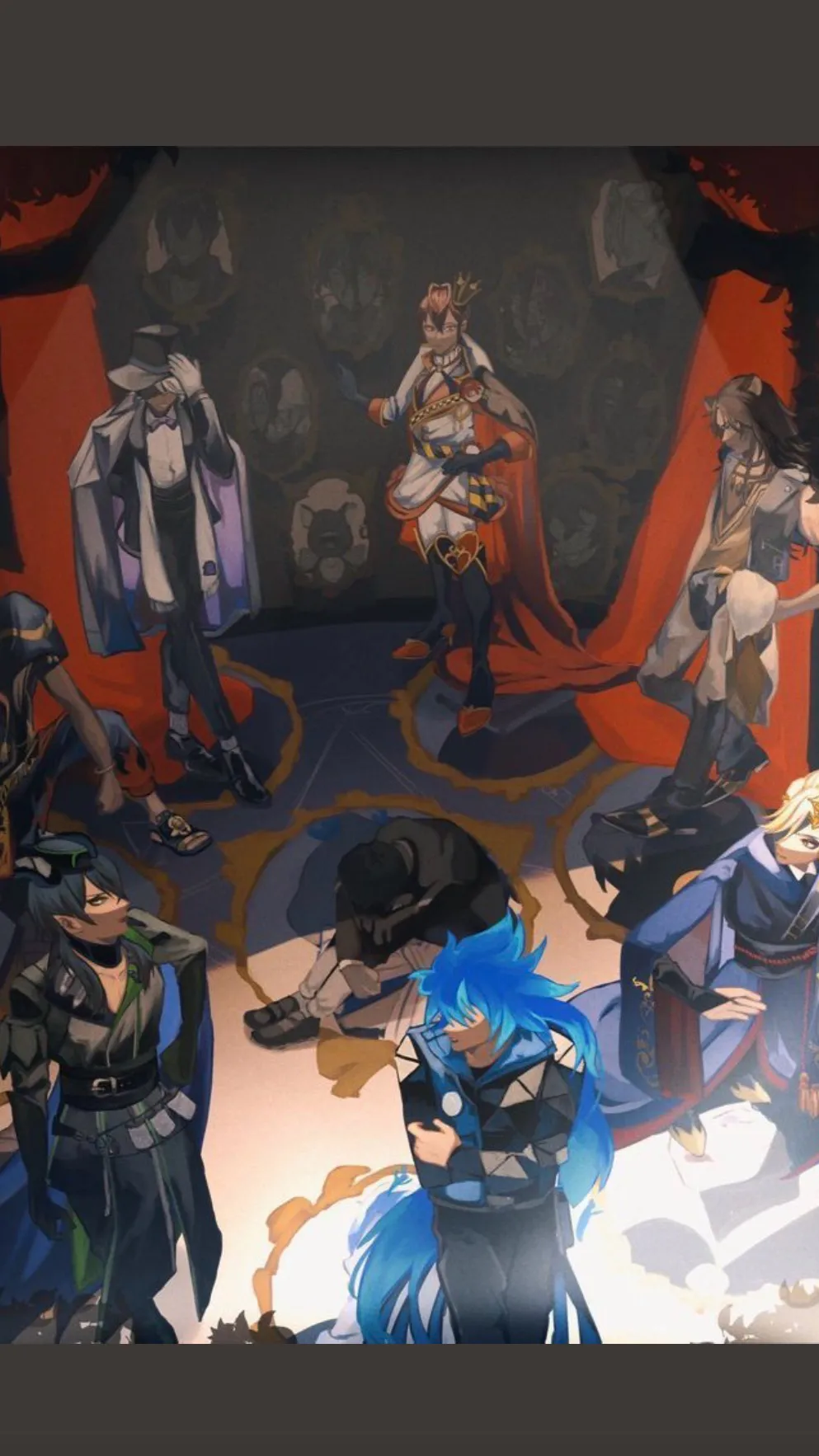 ai character: Twisted wonderland background