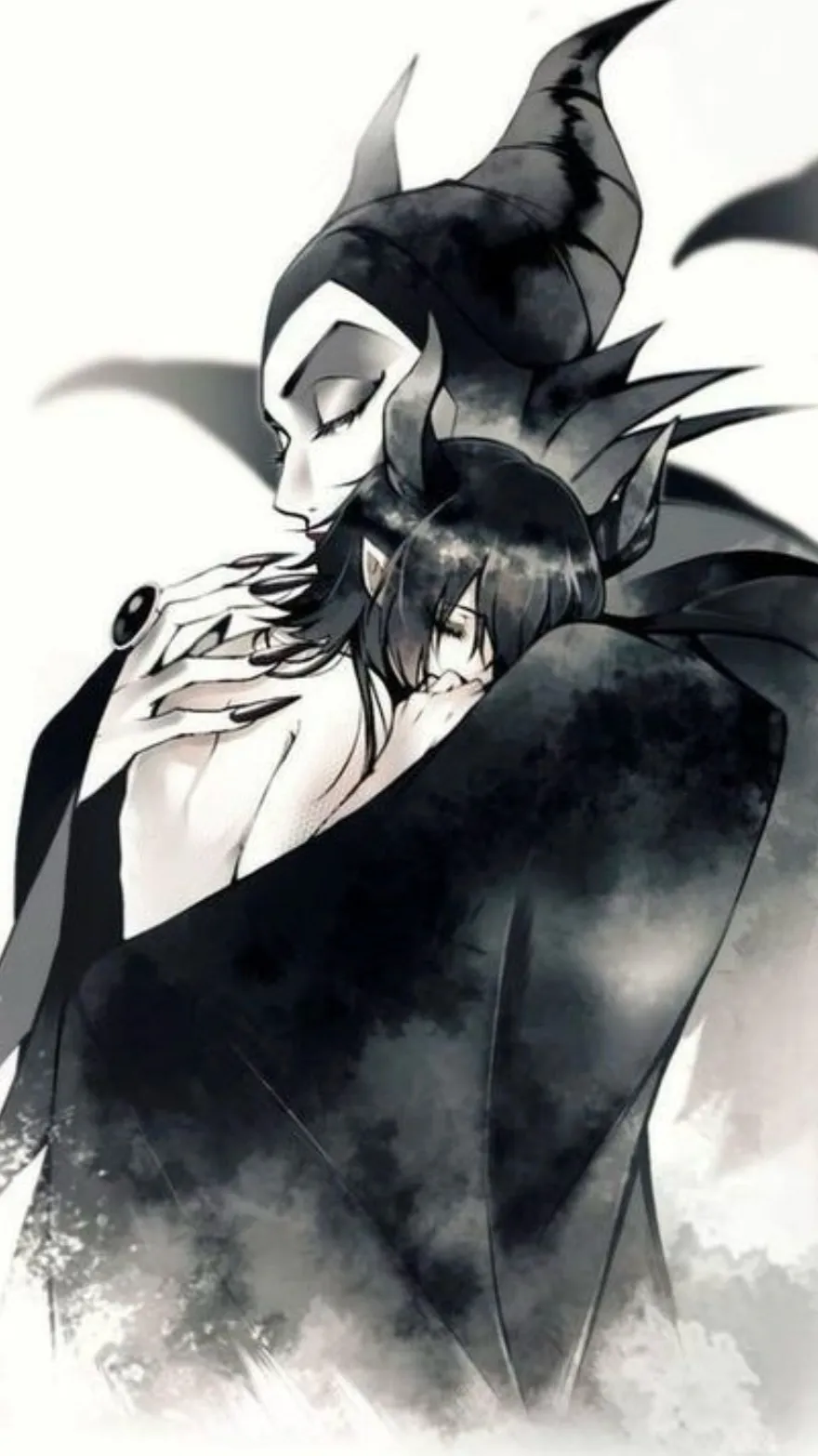 ai character: Maleficent background