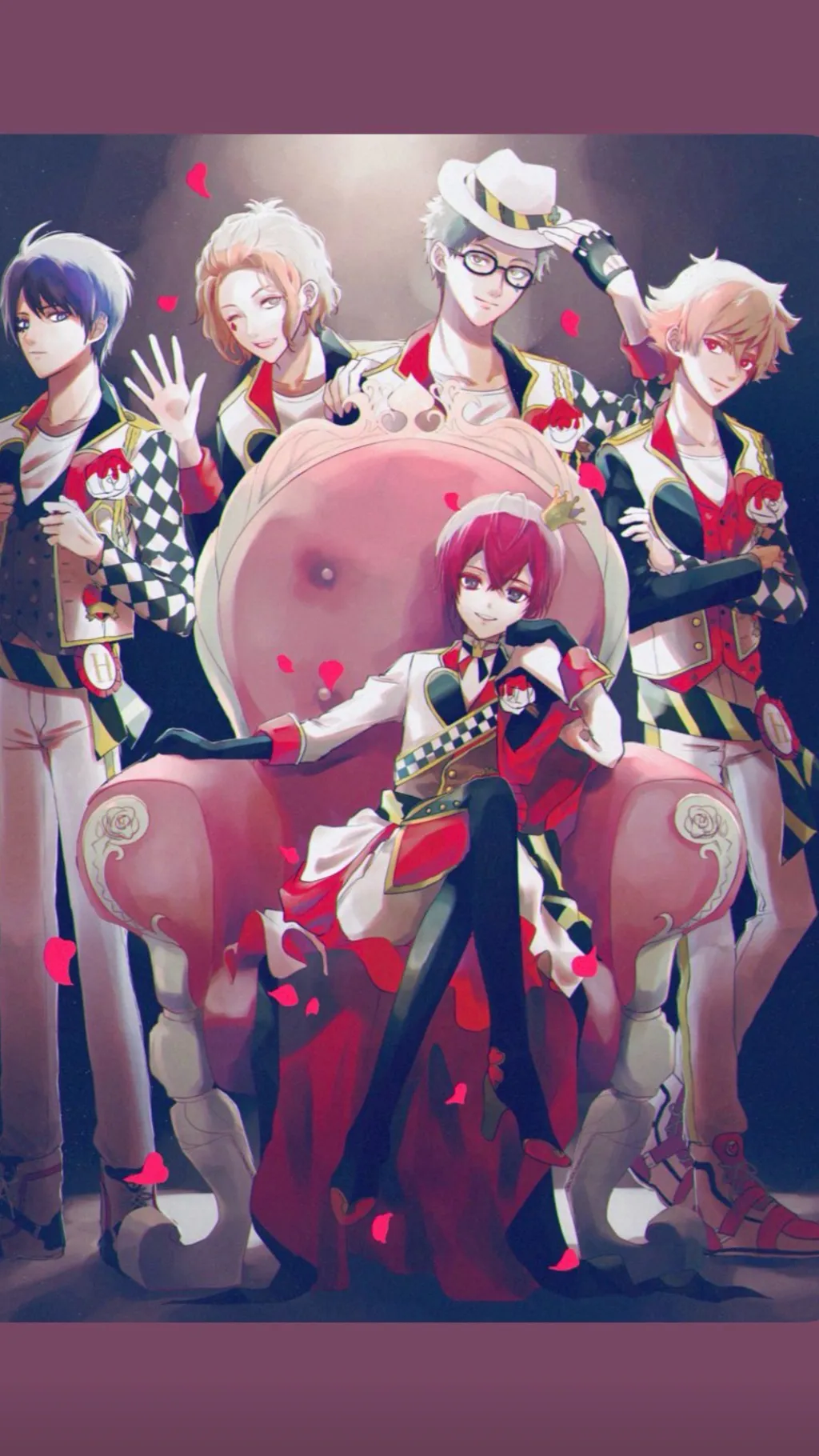 ai character: Riddle Rosehearts. background