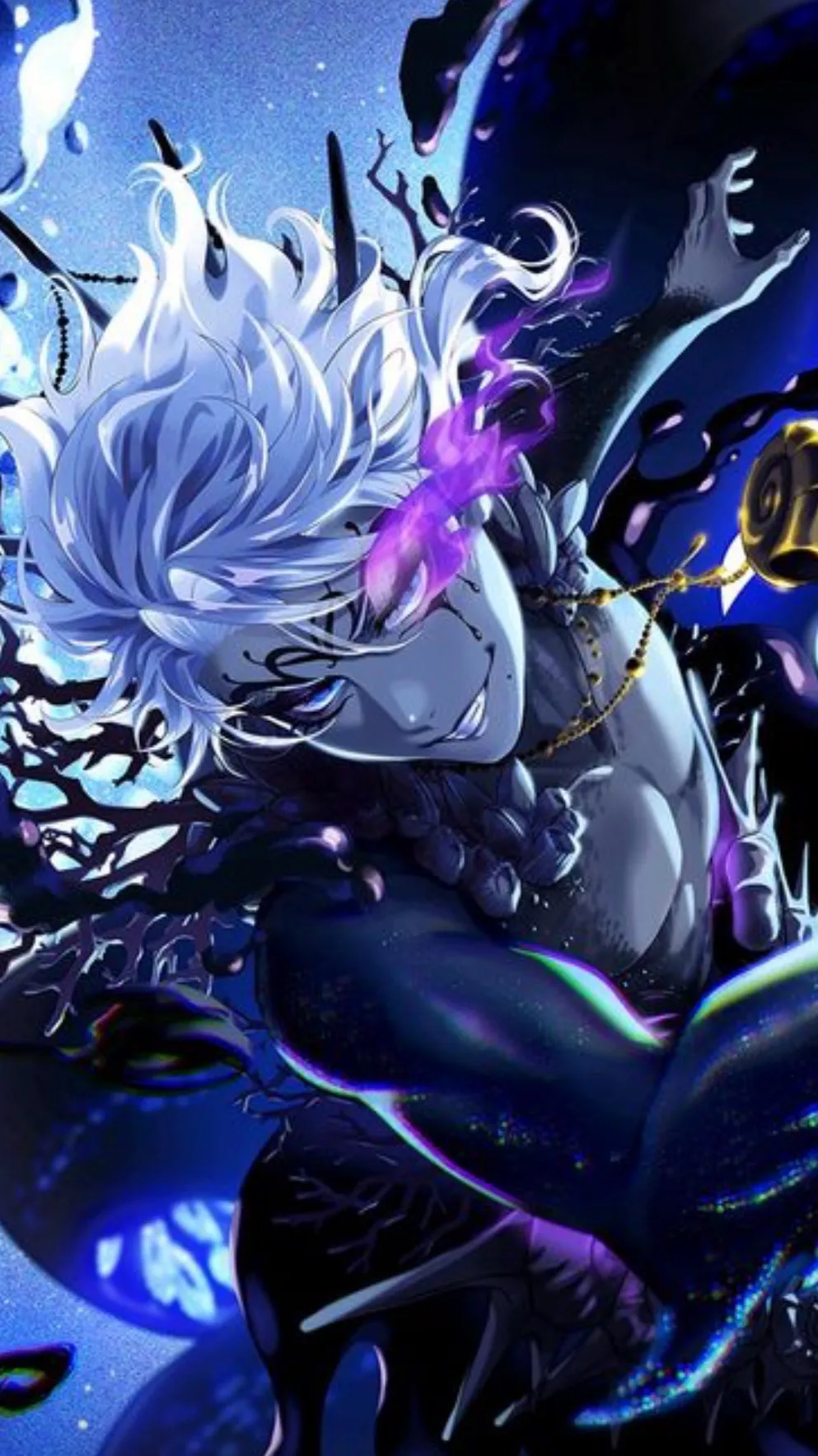 ai character: Azul ashengrotto  background