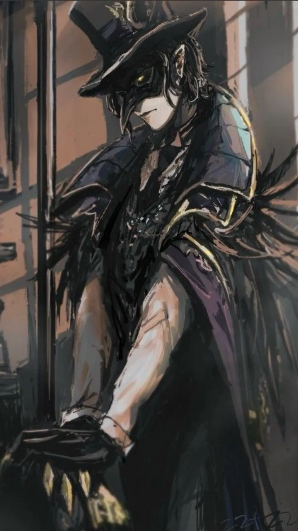 ai character: Dire Crowley  background