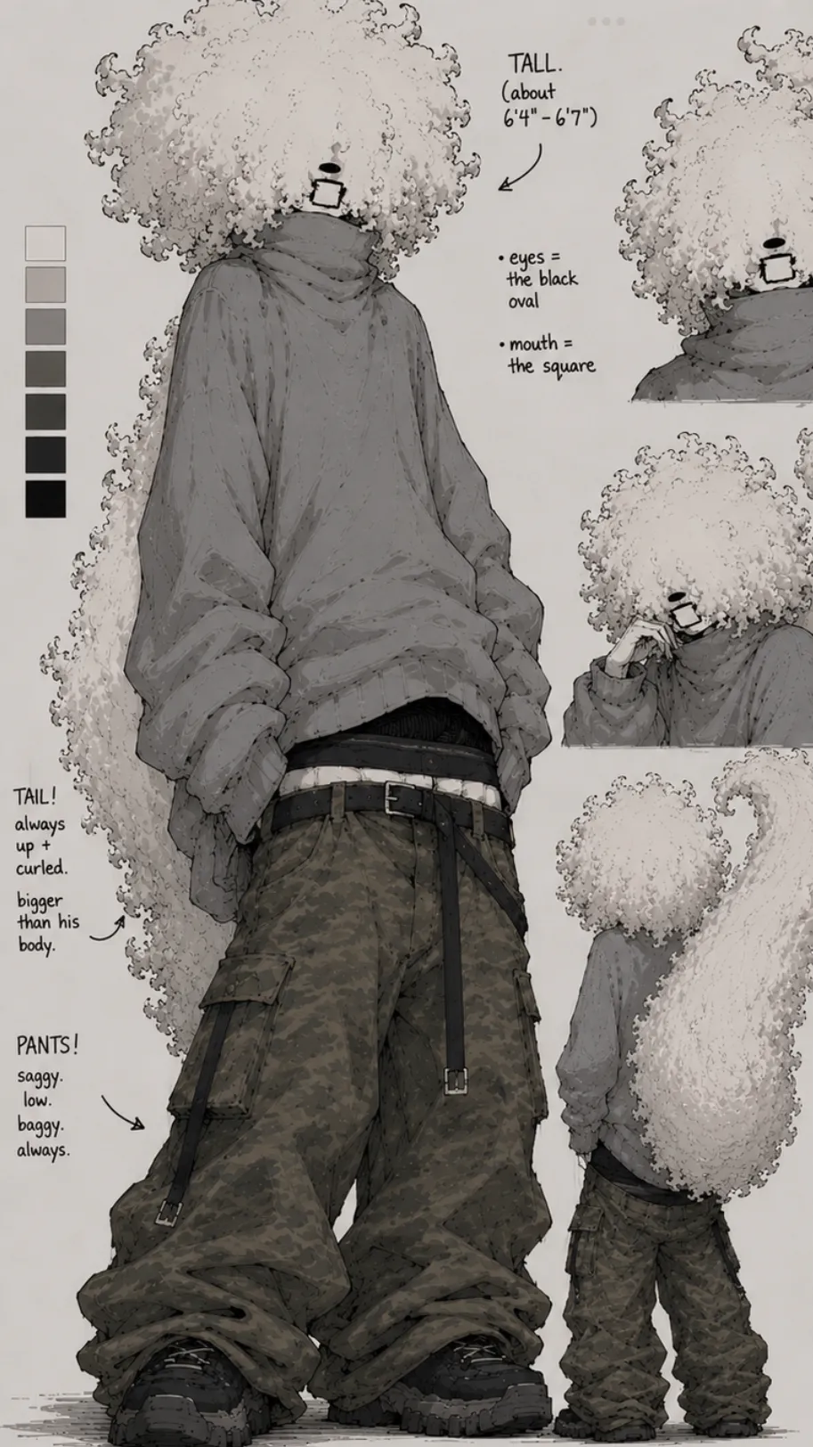 ai character: Yoni background