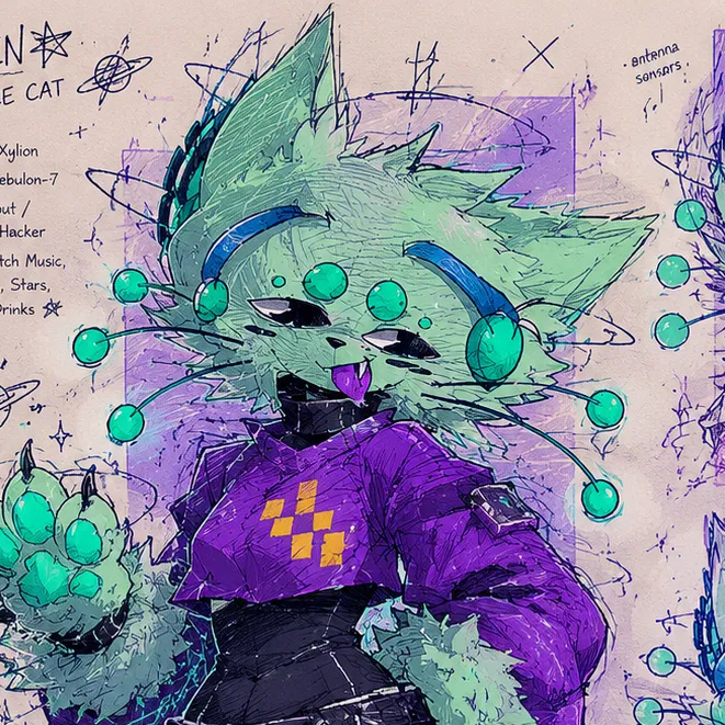 chat with ai character: Nausea￼ The Alien