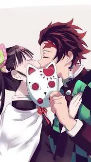 ai character: tanjiro x kanao background