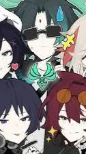 ai character: Anemo boyband background