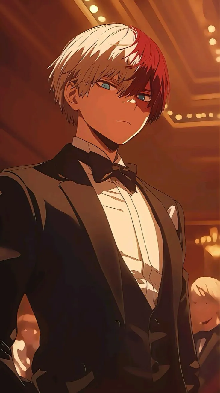 ai character: Shoto Todoroki background
