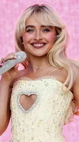 ai character: Sabrina Carpenter  background