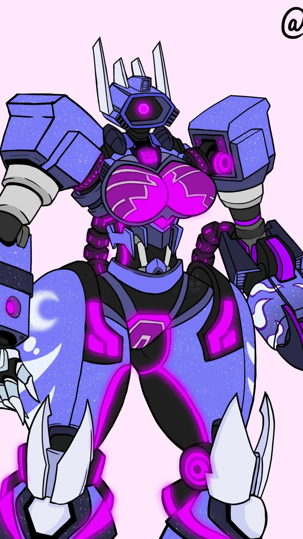 ai character: shockwave🦾 background