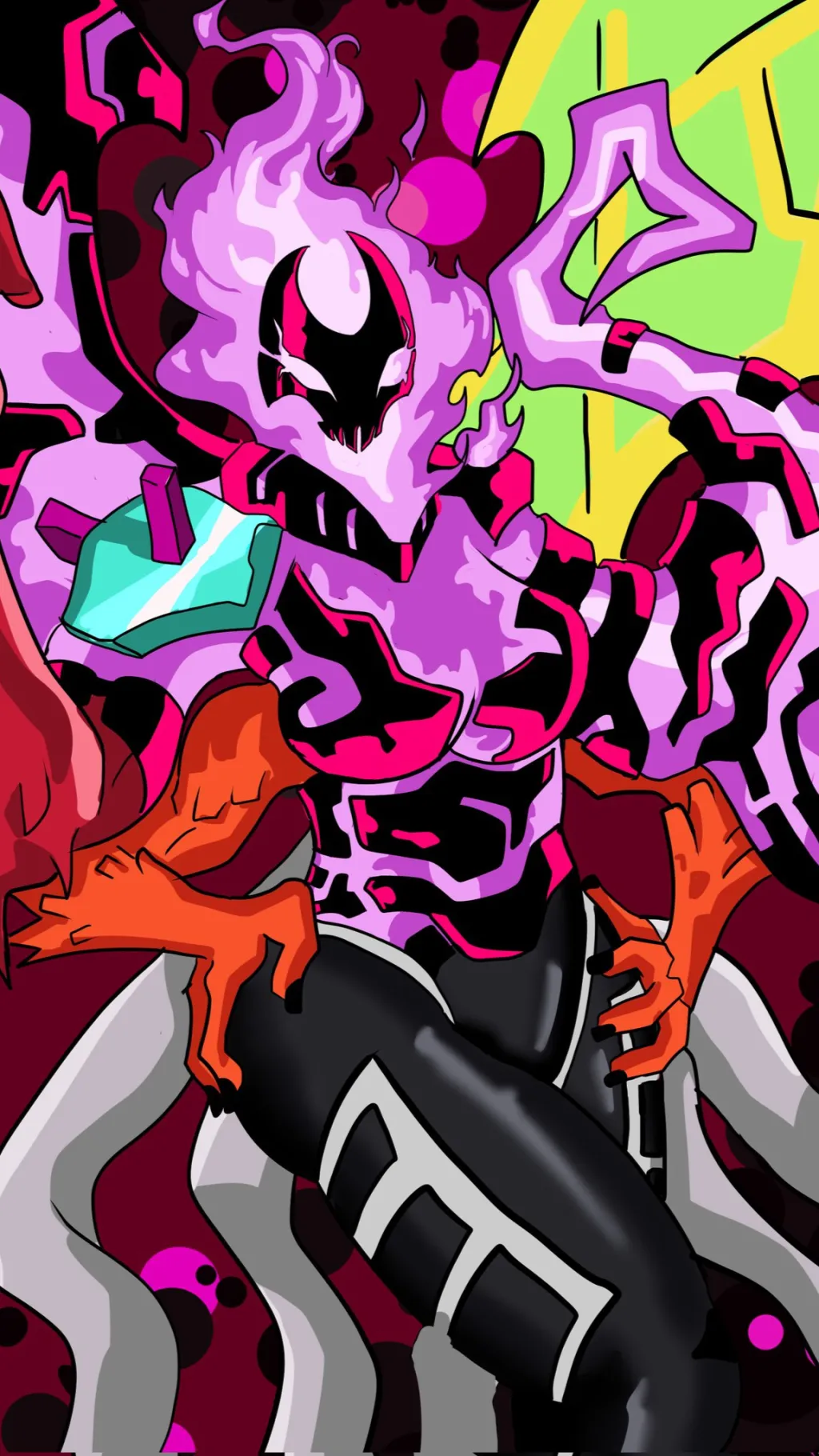 ai character: Keva x 11 background
