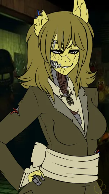 ai character: spring trap🩸 background
