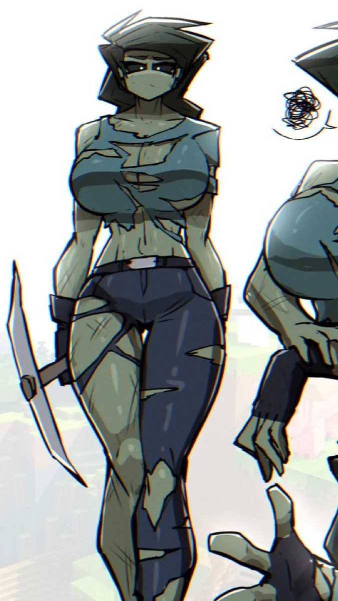 ai character: Zombie 🧟‍♀️  background