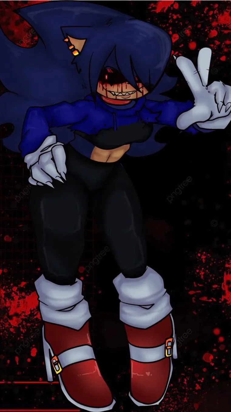 ai character: Sonica exe🩸🦔💙 background