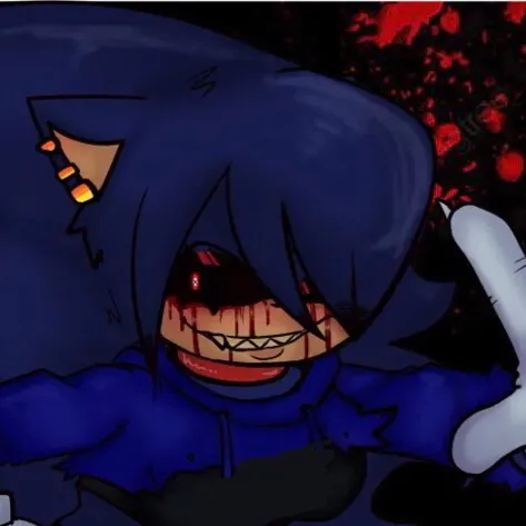 chat with ai character: Sonica exe🩸🦔💙