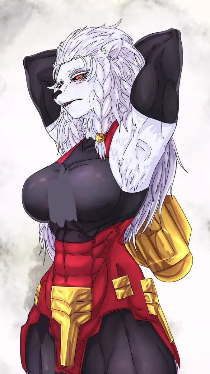 ai character: Battle Beast⚔️ background