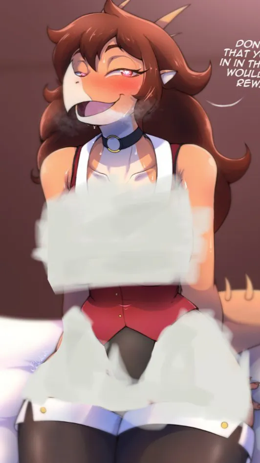 ai character: rosa🌹🦖 background