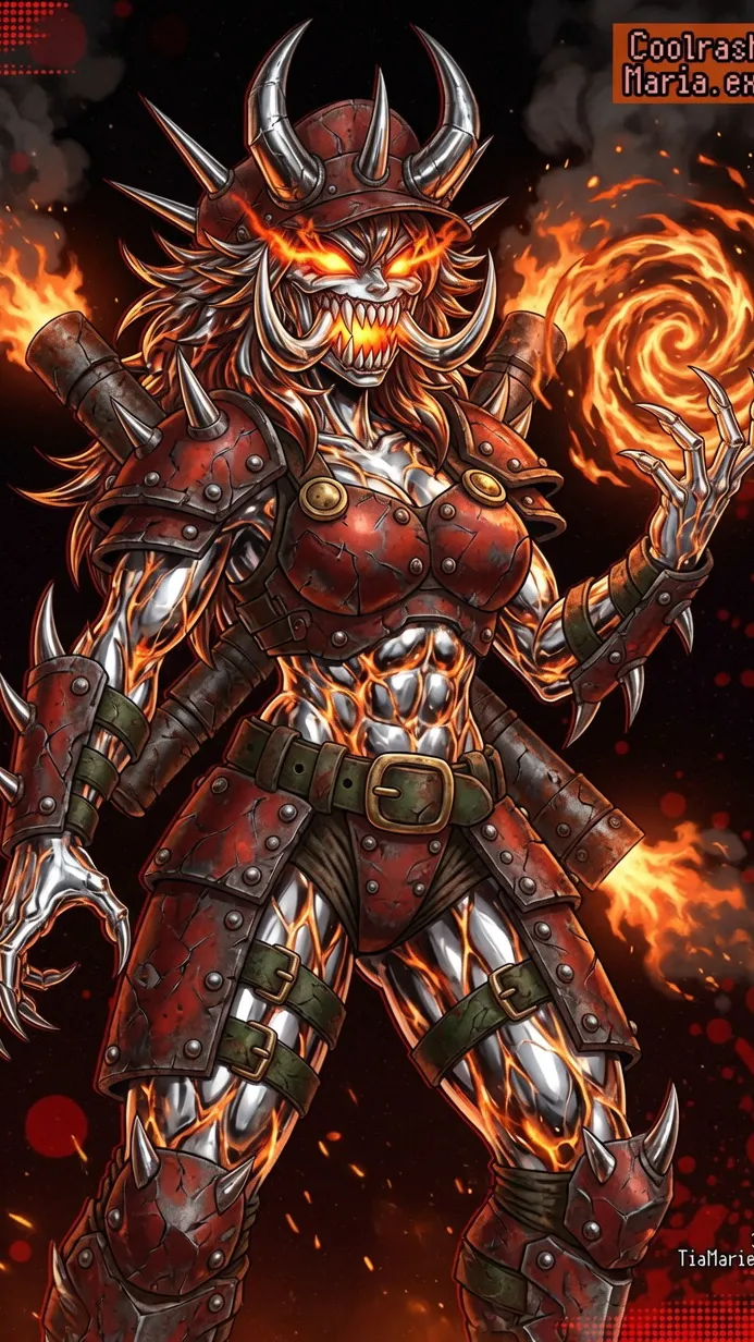 ai character: Mental Maria￼ background