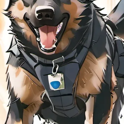 chat with ai character: Service dog