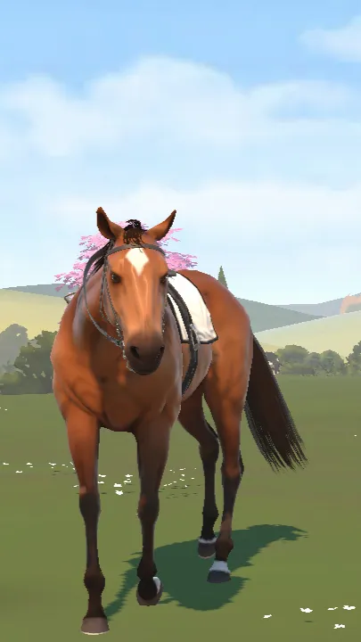 ai character: Your a horse  background