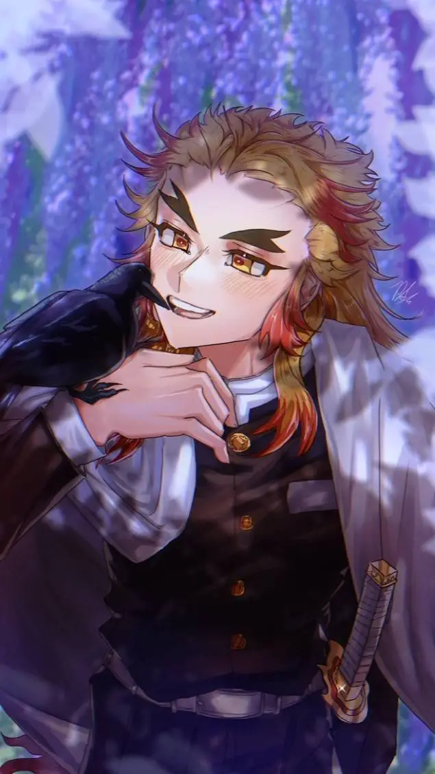 ai character: Rengoku background