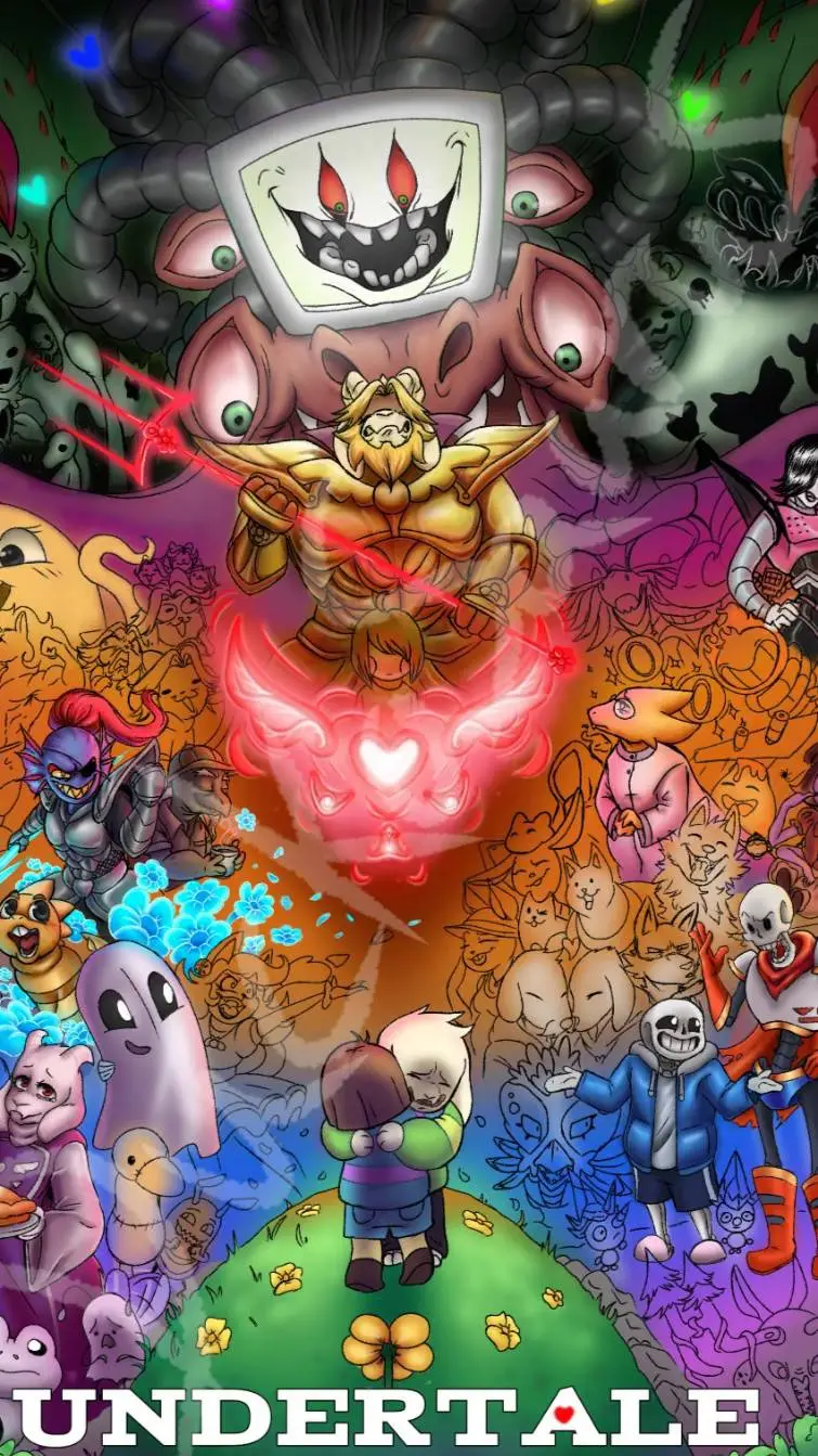 ai character: Undertale background