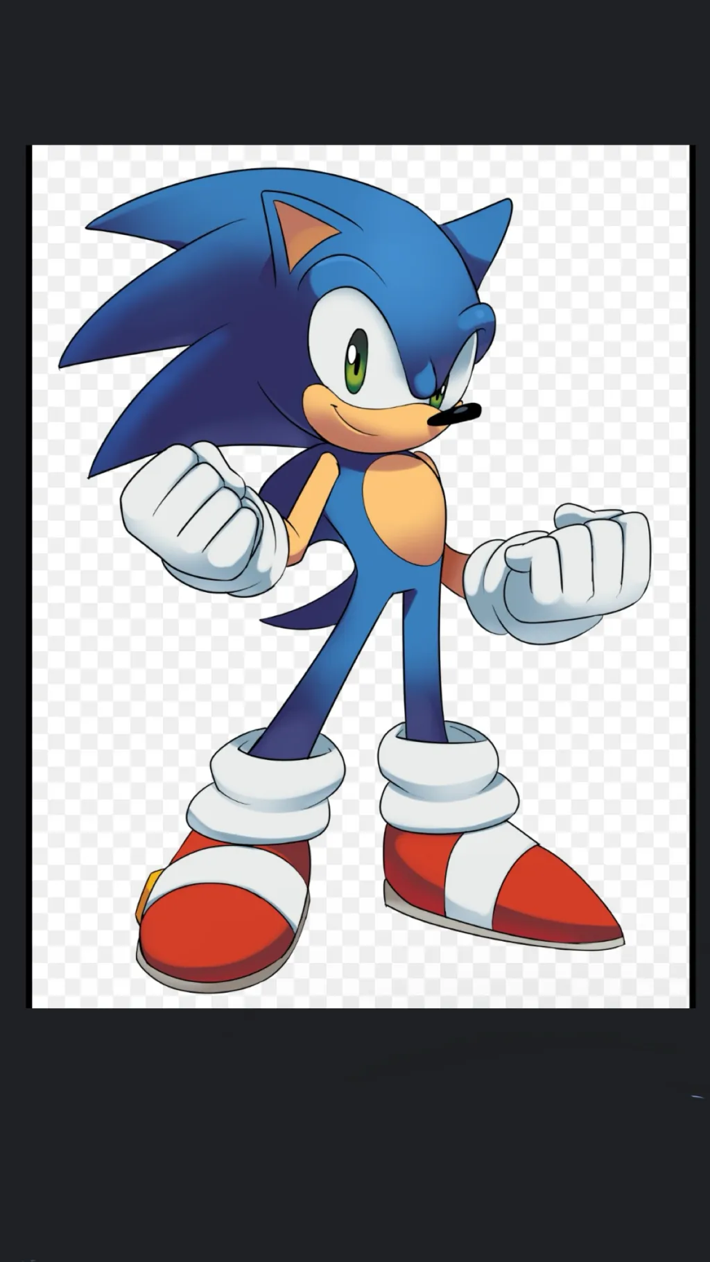 ai character: Sonic background