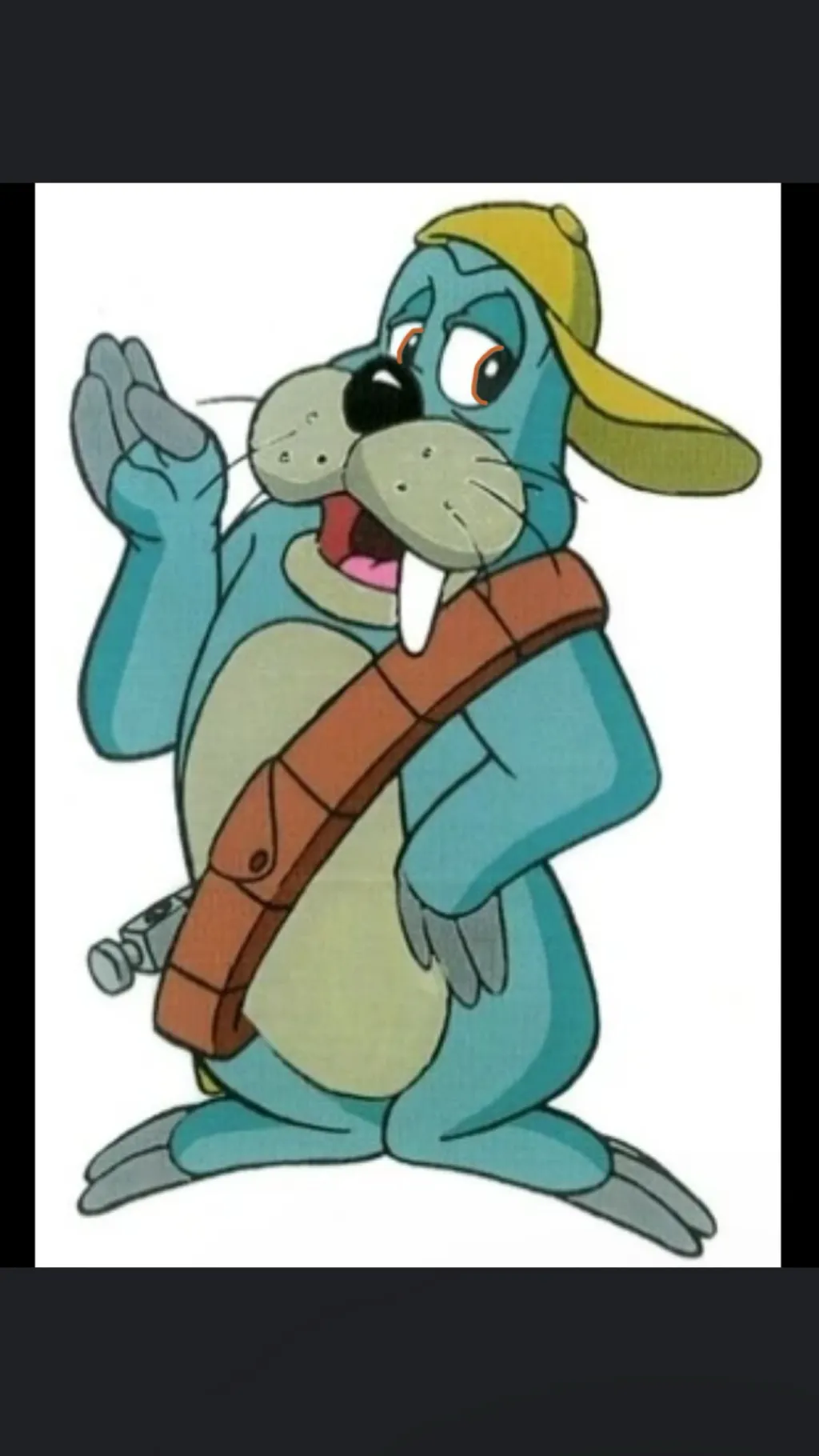 ai character: Rotor walrus  background