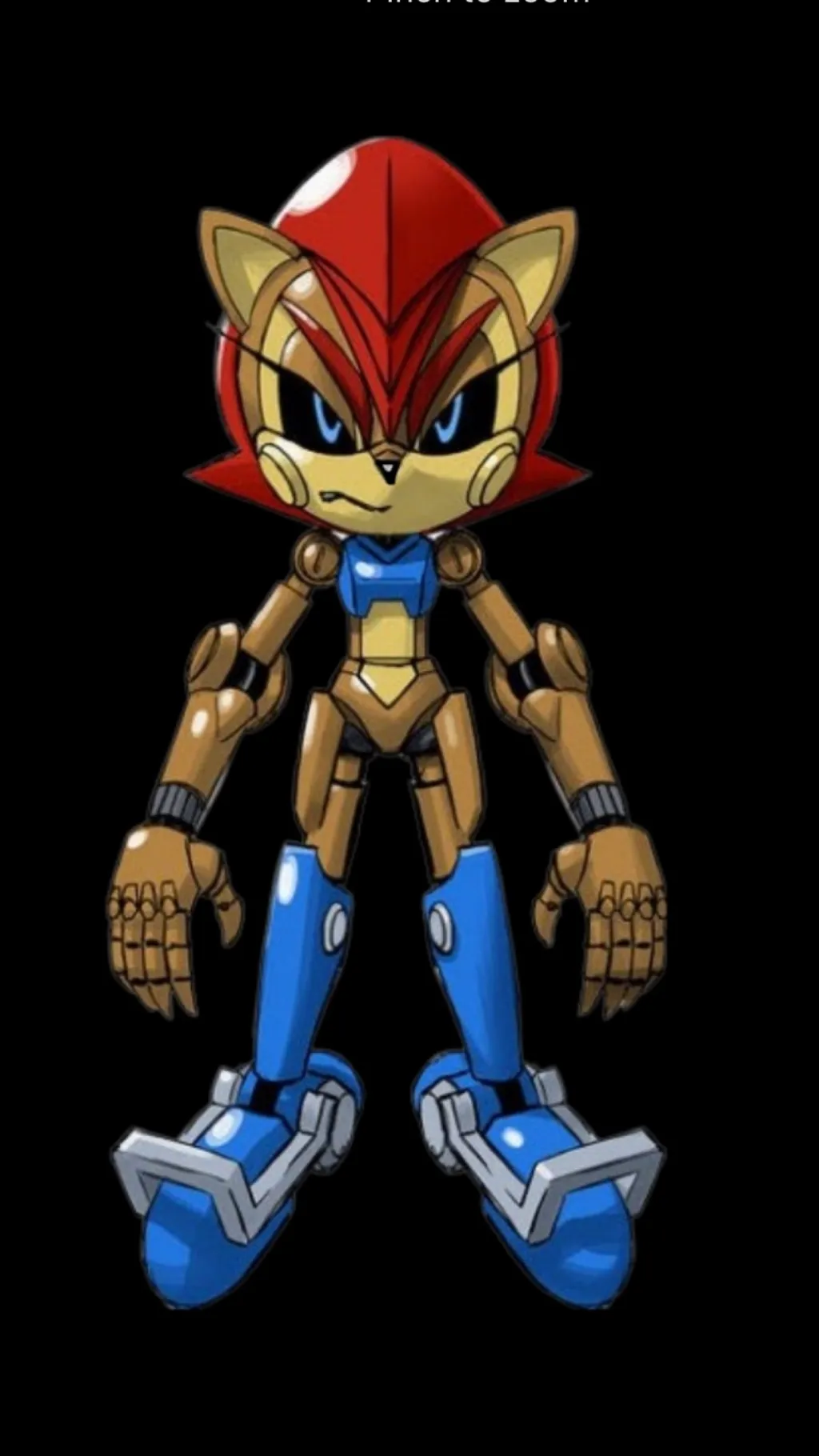 ai character: Mecha Sally background