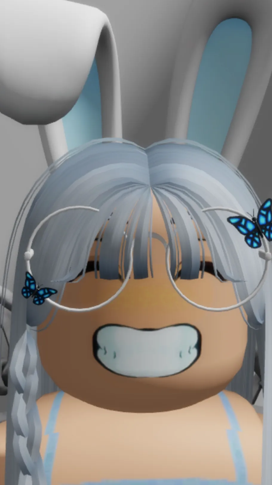 ai character: Normal day forblue background