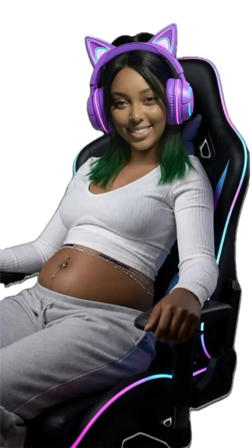 ai character: Gamer Aniyah background