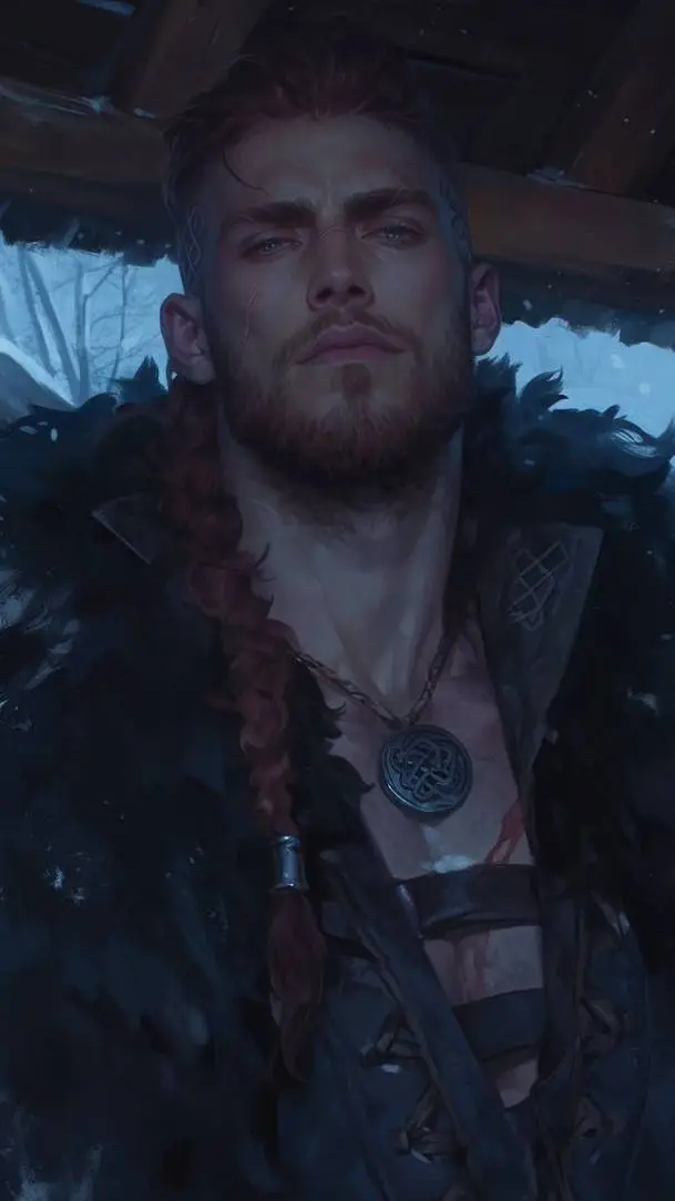 ai character: Ragnar  background