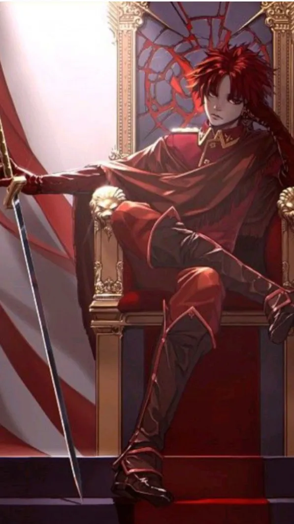 ai character: Evil king  background