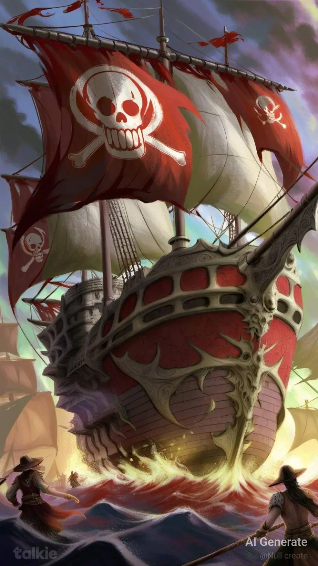 ai character: one piece background