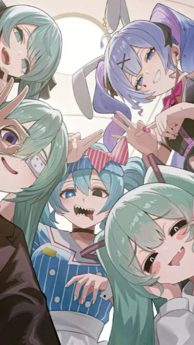 ai character: The mikus background