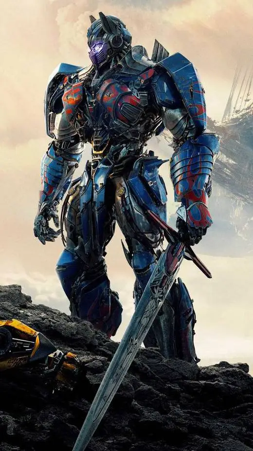 ai character: Optimus Prime background