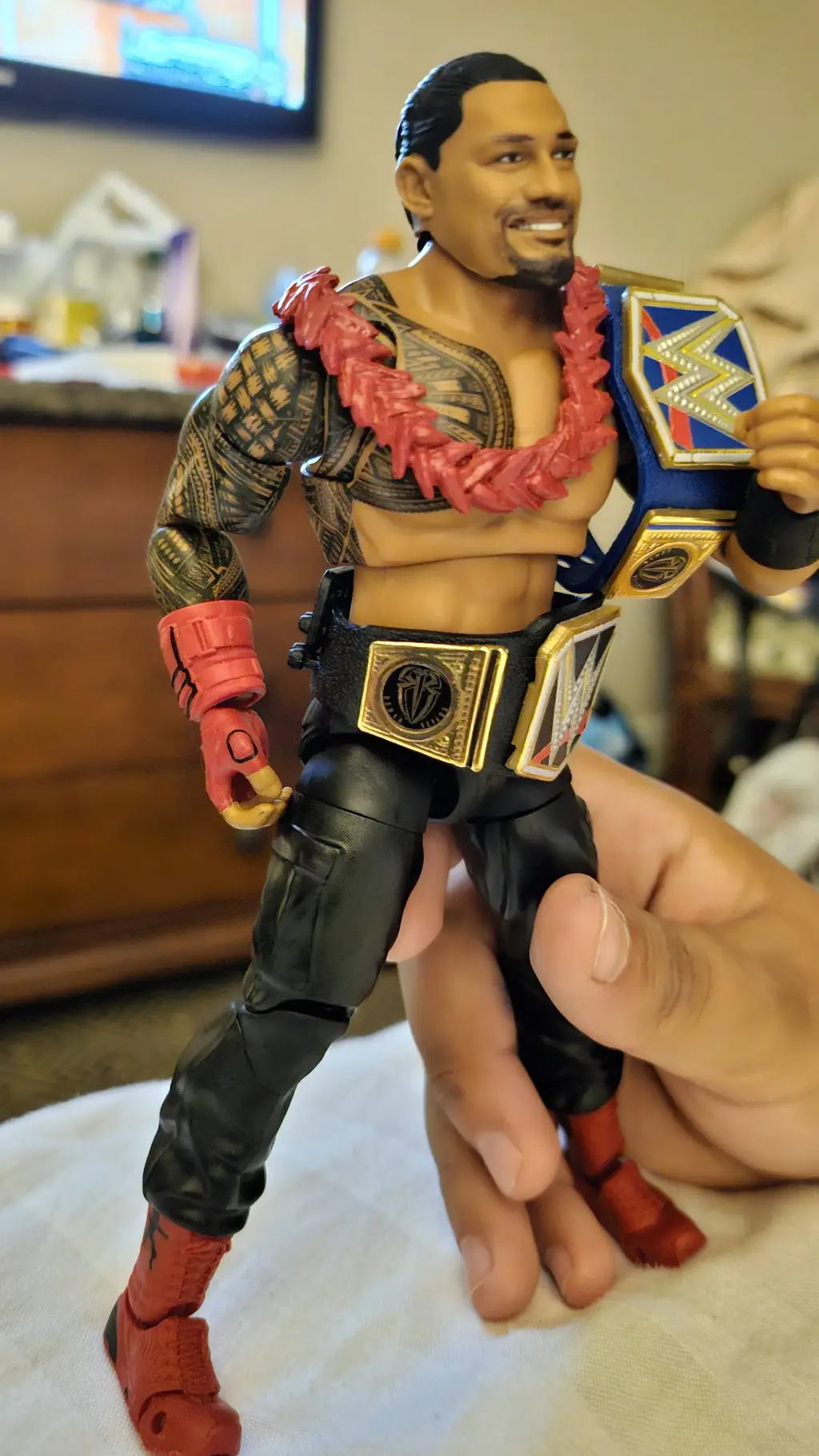 ai character: roman reigns background
