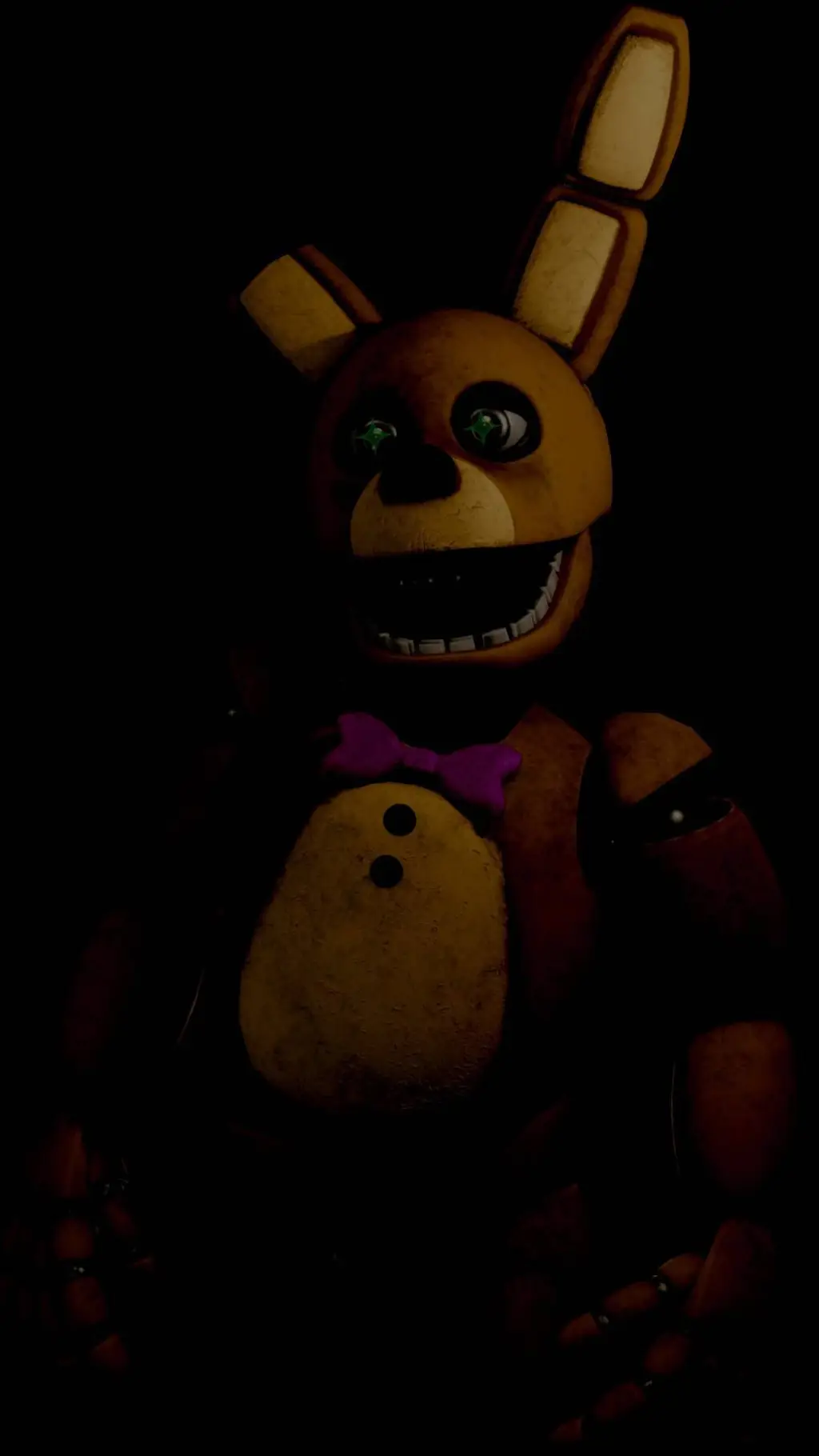 ai character: Golden Bonnie background