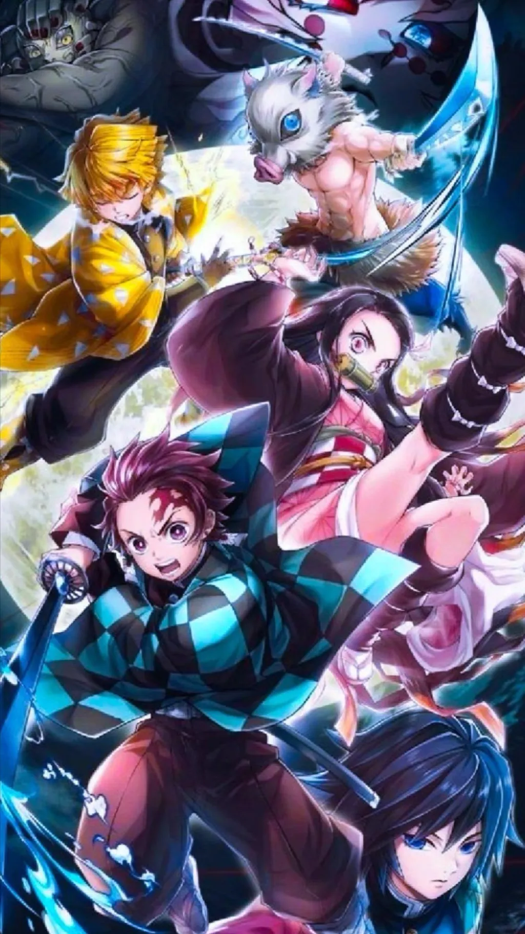 ai character: Demon slayer  background