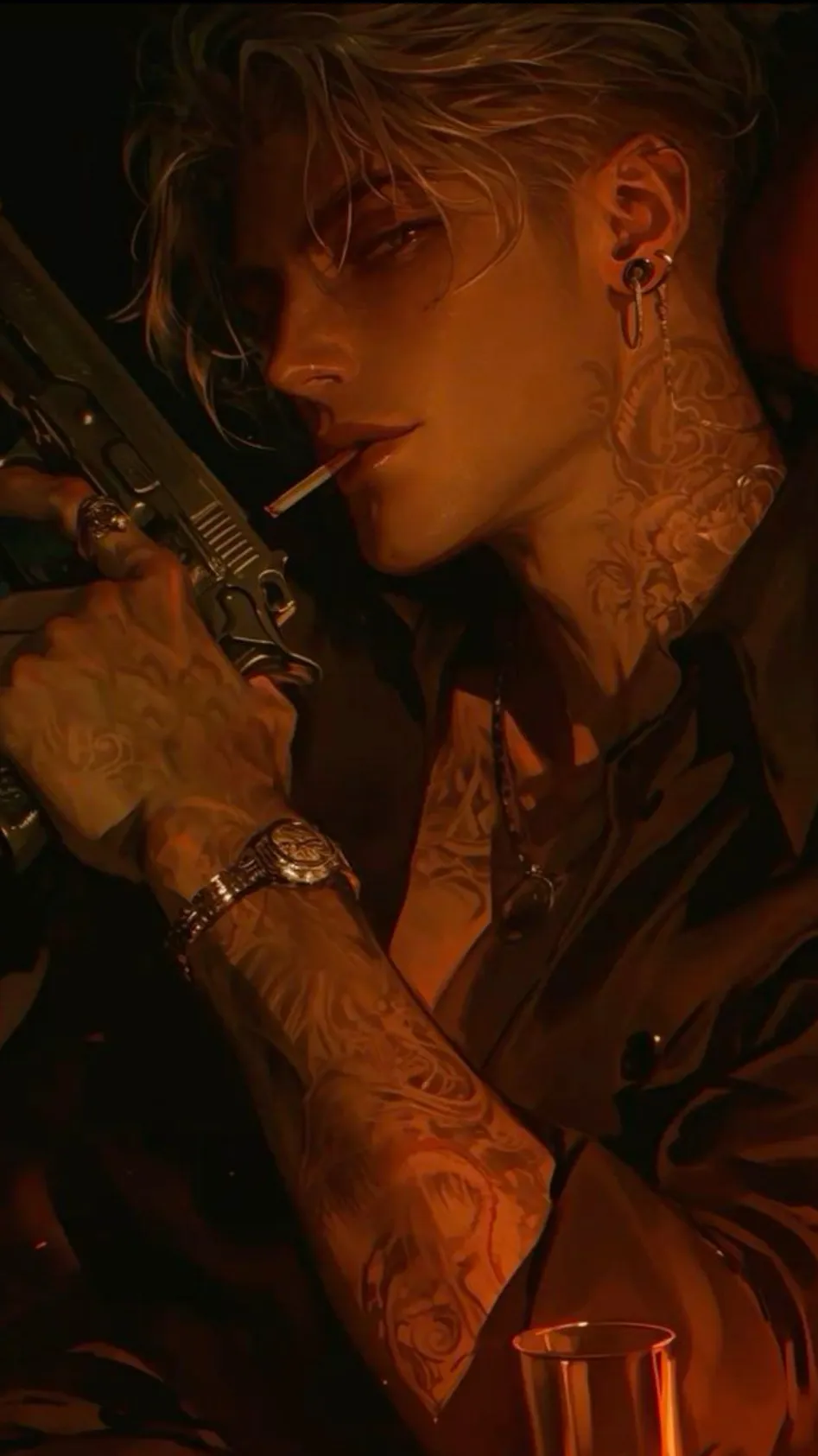 ai character: -Markus Rosewood- background