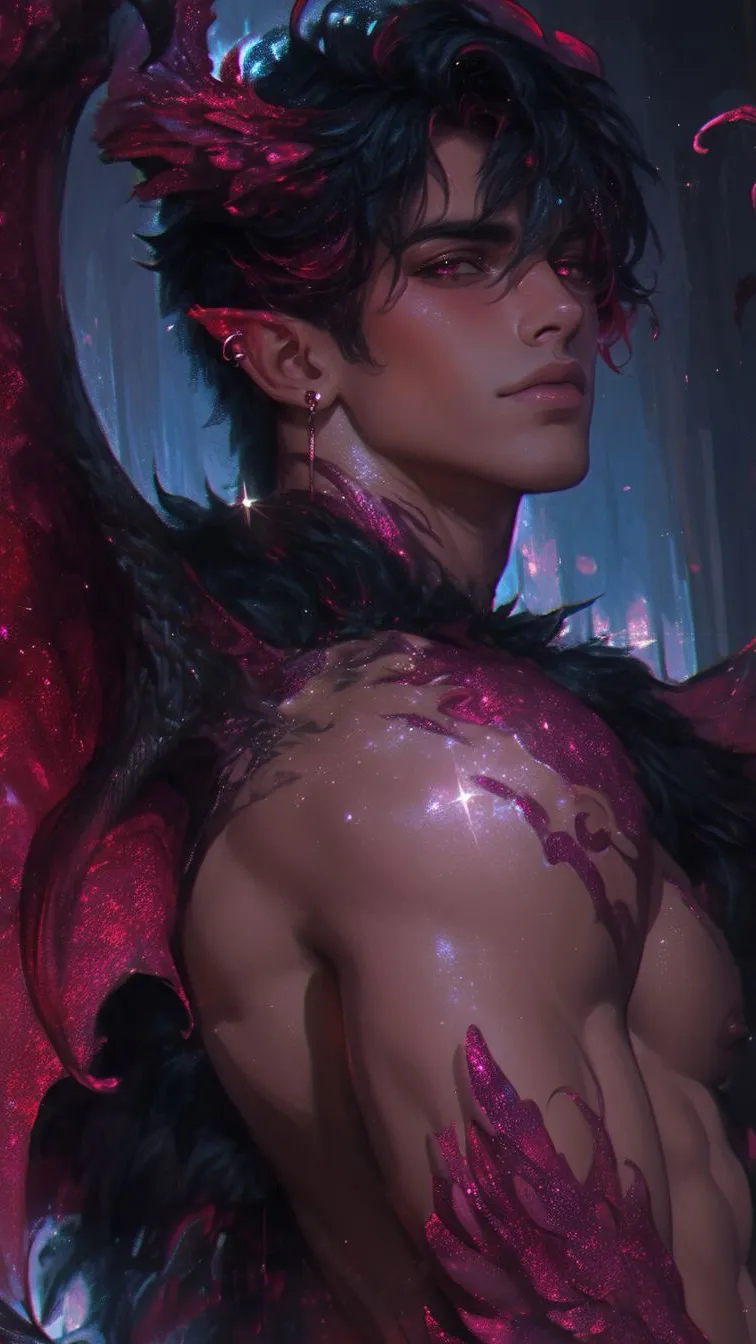 ai character: -Aku Tatsuki- background