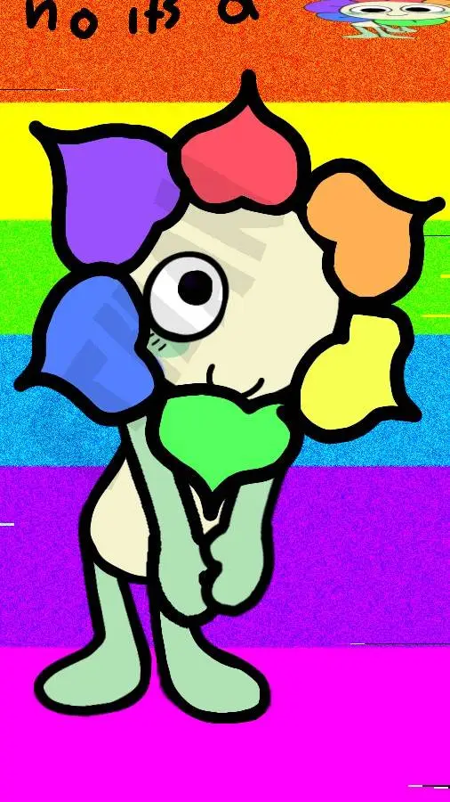 ai character: Art dump background