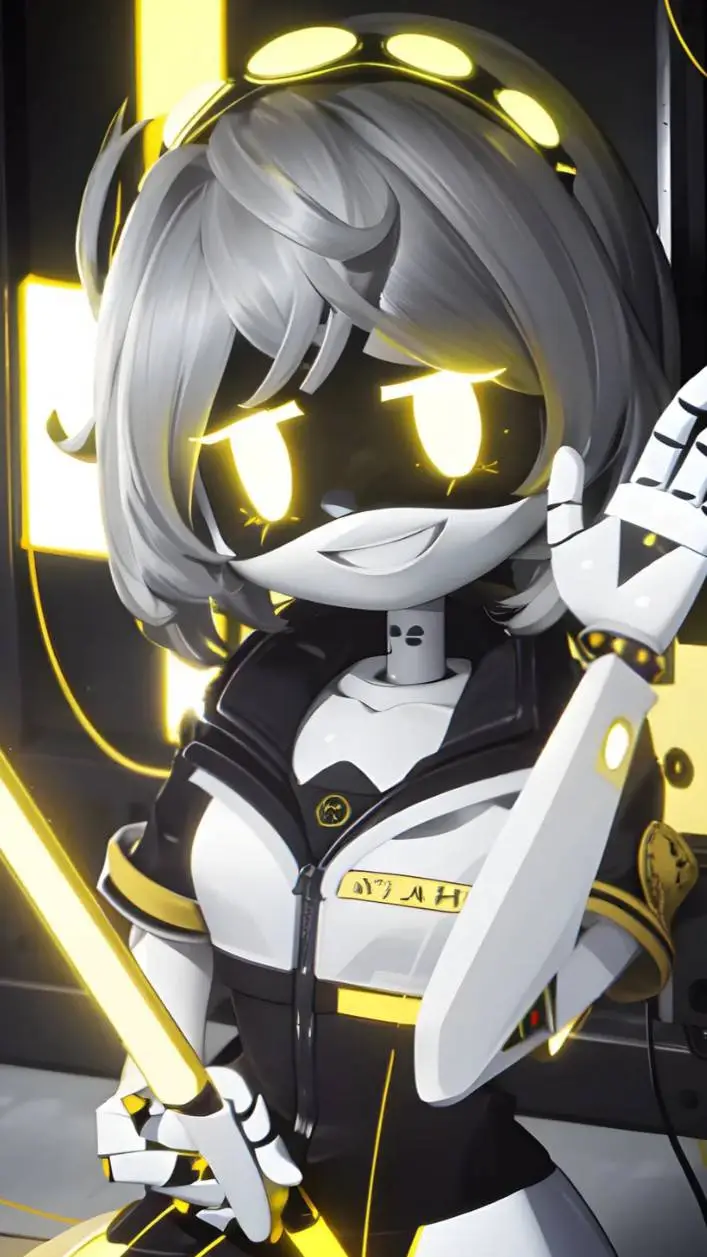 ai character: V (murder drones) background